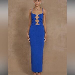 RUNAWAY
NORMANI MIDI DRESS - ROYAL